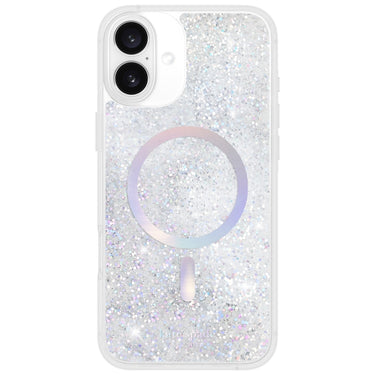 Kate Spade Liquid Glitter MagSafe Shockproof Case for iPhone 16 Plus - Opal Iridescent